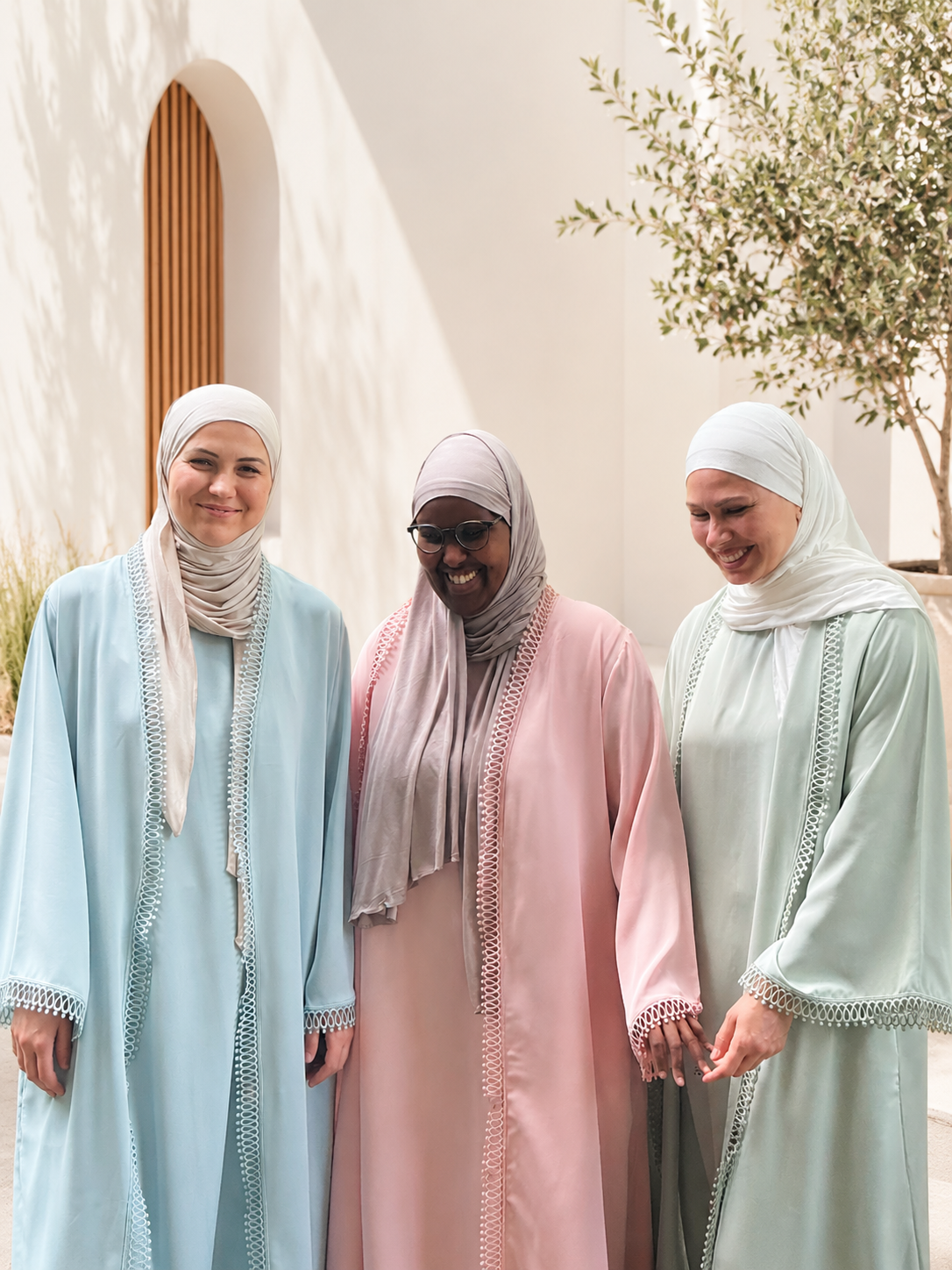 Abaya Set Sky Blue