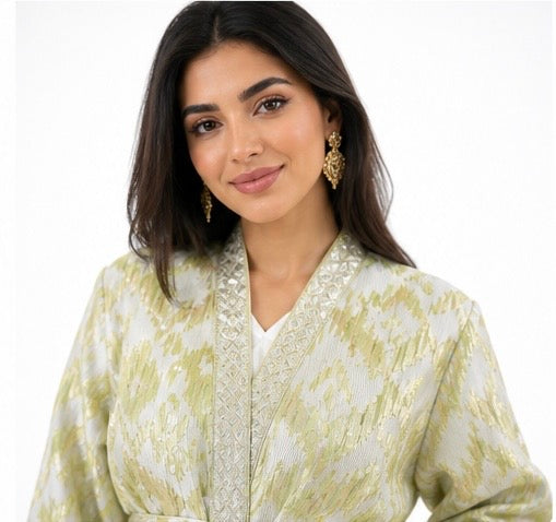 Ilyana Brokat Abaya Set
