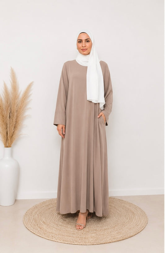 Abaya Hadzr taupe