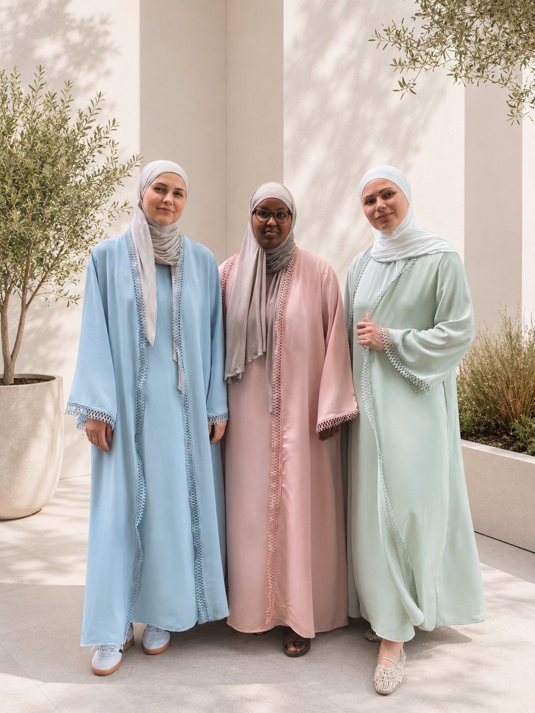 Abaya Set Mint