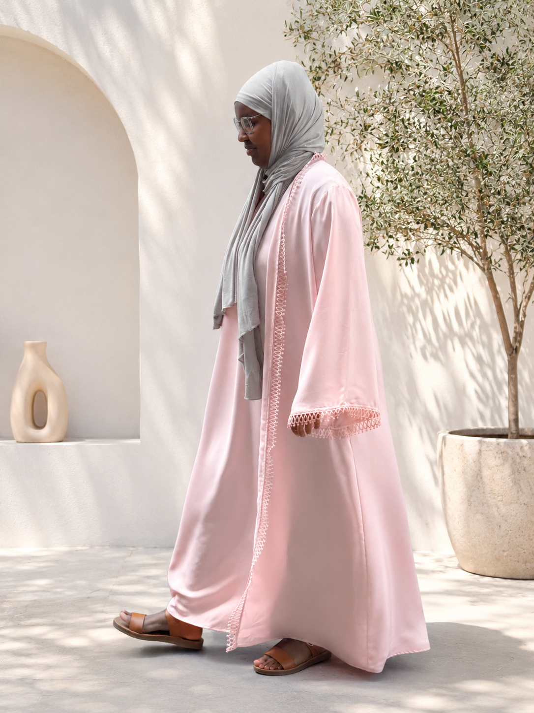 Abaya Set Rose