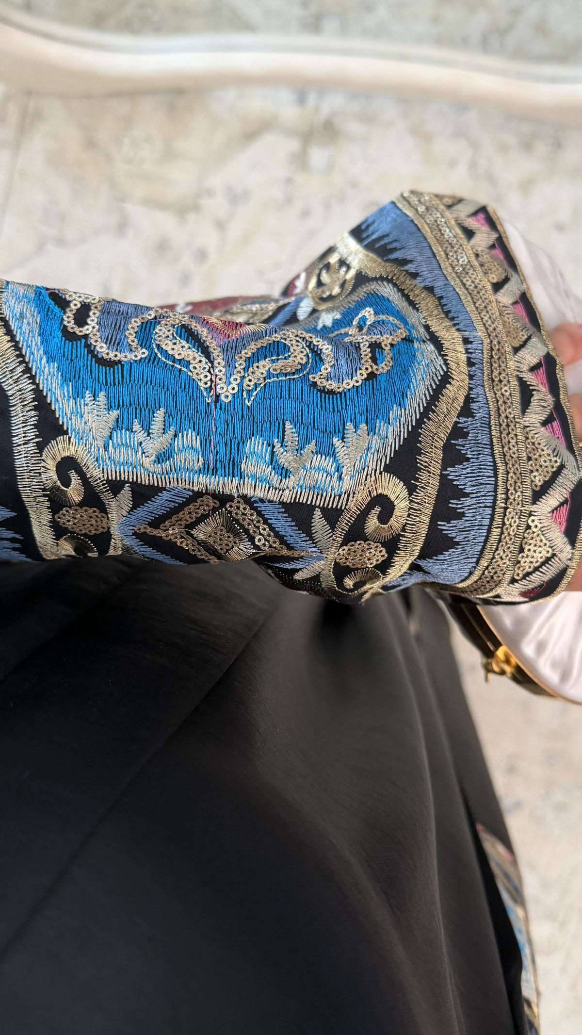 Samya Besticktes Abaya Kleid