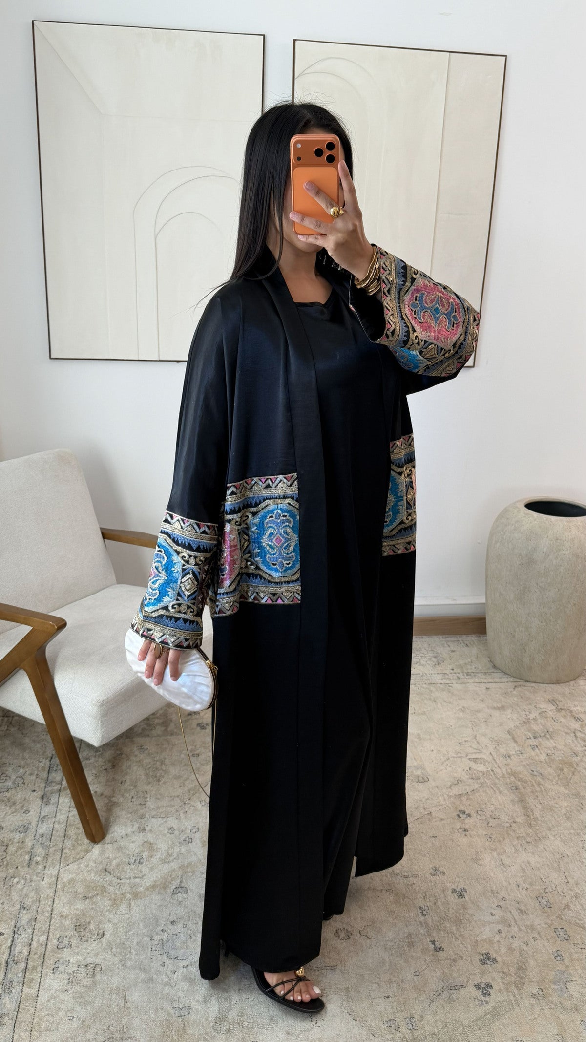 Samya Besticktes Abaya Kleid