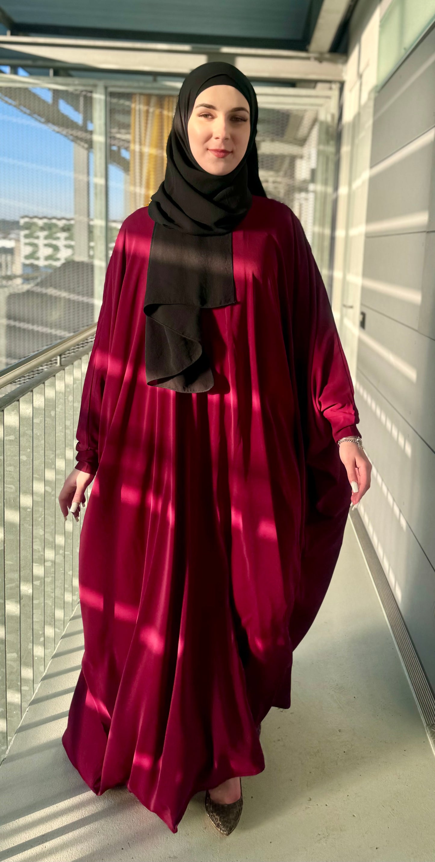 Medina Silk Abaya „Rose“